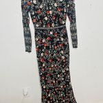 Mac Duggal  93925 Black Mutlicolored Beaded Sequin Long Sleeves Formal Dress sz 2 Photo 1