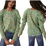 Anthropologie NEW  Florence Puffed Sleeves Blouse Banjanan Size XS 0-2 Fairycoree Photo 9