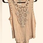 Vocal  pink thermal studded tank Large Photo 2
