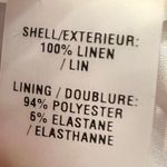 Elie Tahari 100% Linen Mara Aquamarine Abstract Stripe Skirt Fit & Flare Size 8 Photo 11