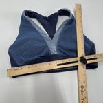 Aerie Sports Bra Womens Medium Blue Mesh Racerback Chill Play Move Athletic Gym Photo 4