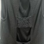 Xhilaration Black lace detail open back dress size small Photo 5
