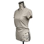 EXPRESS Thong Bodysuit Womens Leopard Cheetah Body Contour S Party Night Out Photo 1