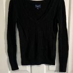American Eagle  Outfitters Black V-Neck Sweater Photo 0