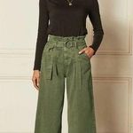 Boyish NEW  Clancy Wide Straight Leg Paperbag Trouser Pants Willow Photo 0