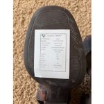 Lucky Brand  Dark Brown Multi Plaid Closed Toe Block Heel Shoes Academia Womens 6 Photo 12