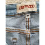 Driftwood  High-Rise Straight Leg Cropped Color-block Jeans Women's Size 25 Photo 5
