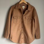 Joie  Camel Oversized Shirt Shacket Jacket Photo 0