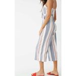 Forever 21  Striped Tie Front Women’s Cropped Wide Leg Romper/Jumpsuit Photo 2