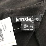 Kensie  belted short sleeve black Dress Small NWT Photo 2
