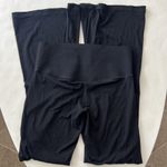 Aerie Real Me High Waist Thick Band Black Flare Pant Leggings Size L NWOT Photo 4