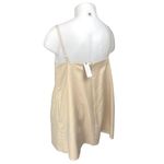 Anthropologie NEW Mare Mare Beige Linen Sleeveless Cami A Line Mini Dress Sz XL Photo 1