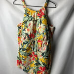 Catherines  WO SIZE 22W TROPICAL PRINT BATHING SUIT TOP ONLY LONG LENGTH Photo 1