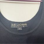 St. John  Basics Black Knit Tank Top Sleeveless Size M Photo 2