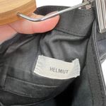 Helmut Lang Dark Wash Skinny Jeans Faux Leather Coated Pull-On Size 25 Photo 9