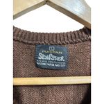 Puritan SeaRover vintage Brown Wool Blend Knit Sweater Vest Women Large Photo 2