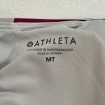 Athleta  Floral Power Y Tank Top Size MT Crossback Shelf Bra Activewear Photo 2