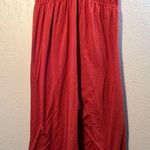 Mine Red Backless Dress with Pink Lace Mini/Midi Sleeveless SZ M elegant Luxury Size M Photo 2