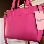 Juicy Couture  Colorful Love Mini Tote Satchel Crossbody Bag Pink NWT Photo 3