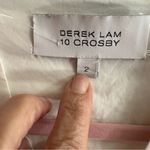 Derek Lam Derek‎ Lam 10 Crosby 2 White Vneck Front Pocket Cotton Pullover Shirt Photo 9