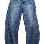 Gap Long Taper High Rise Medium Indigo Wash Women's Size 27 4R Photo 0