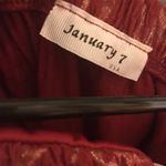 January 7 Red Paisley Tube Top Sexy Cocktail Dress Photo 5