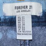 Forever 21  Los Angeles Womens Denim Blue Jean Mini Skirt Full Zip Size 27 Photo 4