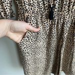 BEACHGOLD Chelsea Animal Print Romper in Brown Motif Size Medium Tan Photo 5