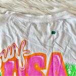 Daydreamer  White Pink Beach Boys Convertible Surf Tropical Oversize USA T-Shirt Photo 63