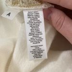 Loft Ann Taylor oriental metallic jacquard ivory sweatshirt size XS Photo 10