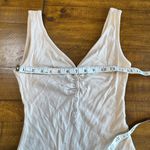 Elodie  Nordstrom tan beige nude button sleeveless bodysuit Photo 4