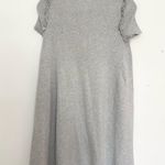 ZARA  Women Tight Knit Mini Dress Sort Sleeve Gray Winter Fall Size Small Photo 1