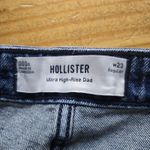 Hollister Ultra High Rise Dad Jeans Size 23 (000) Stretchy Ripped Destroyed Y2K Photo 7