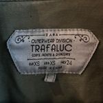 Zara Trafaluc Women's Olive Green Military Jacket XS Streetwear Tan Photo 6