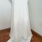 Lulus White Lace Bustier Maxi Dress – Size L – Stretch Fit Bridal Gown – New Size L Photo 8