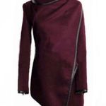 LAST ONE PIN UP SWING JACKET Maroon Red Size L Photo 0