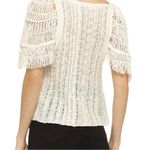 Free People Blackbird Crochet Top, Y2K Knit Blouse Summer Beach Boho Cottagecore Photo 1