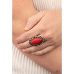 Paparazzi Open Range Red Ring (48) Photo 0