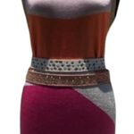 Cache Pink Orange Gold Metallic Knit Wave Tunic Top Stretch Dress New $98 NWT Photo 9