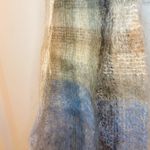 Samuel Tweed & Co Vintage Royal Scot Mohair Blue Knit Wool Scarf Unisex One Size Photo 8