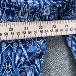 Talbots  Womens Button Down Shirt Size XL Paisley Whimsy Career Work Professional Photo 6