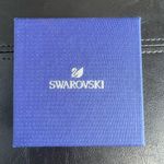 Swavorski Swarovski Round Drop Crystal Silver Finish Pierced Earrings SKU#801 Photo 6