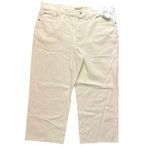 Madewell NWT Low-Slung Baggy Crop In Pure White Size 31 Photo 3