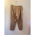 Ann Taylor Petites Size 10 Gold Brown Patterned Dress Pants Photo 1