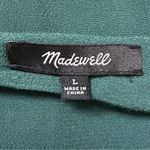 Madewell Smokey Spruce Button Down Novel Dress, Sz Large Photo 9