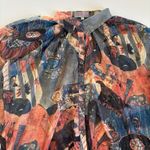 Pretty Angel  Boho Bistro Sheer Oversized Button Down Blouse Womens Small NWT Photo 7