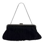 Vintage 1990s Mary Kay Black Velvet Convertible Evening Clutch Purse Photo 1