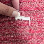 Anthropologie Sleeping On Snow Red Ivory Quillins Jacquard Open Vest Duster M/LP Photo 6