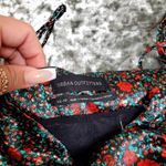 Urban Outfitters  Rose Print Ruched Dress Photo 4