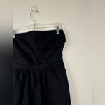 Abercrombie & Fitch  Emerson Ruched Strapless Romper Black Pockets Women’s Sz S Photo 2